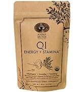 Anima Mundi Qi Energy + Protein Superfood Powder - Adaptogenic Adrenal Support Supplement Powder ...