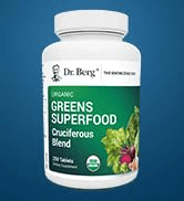 Dr Berg 250 tablets greens superfood organic green greens blend superfood greens powder superfood